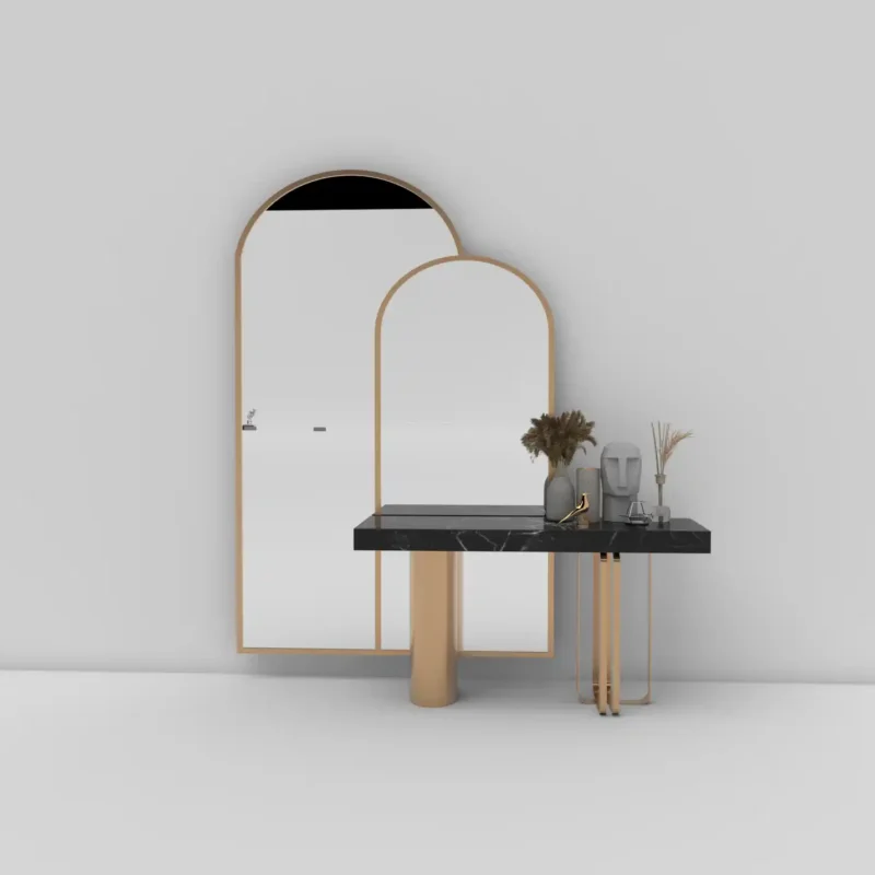 Console With Mirror
